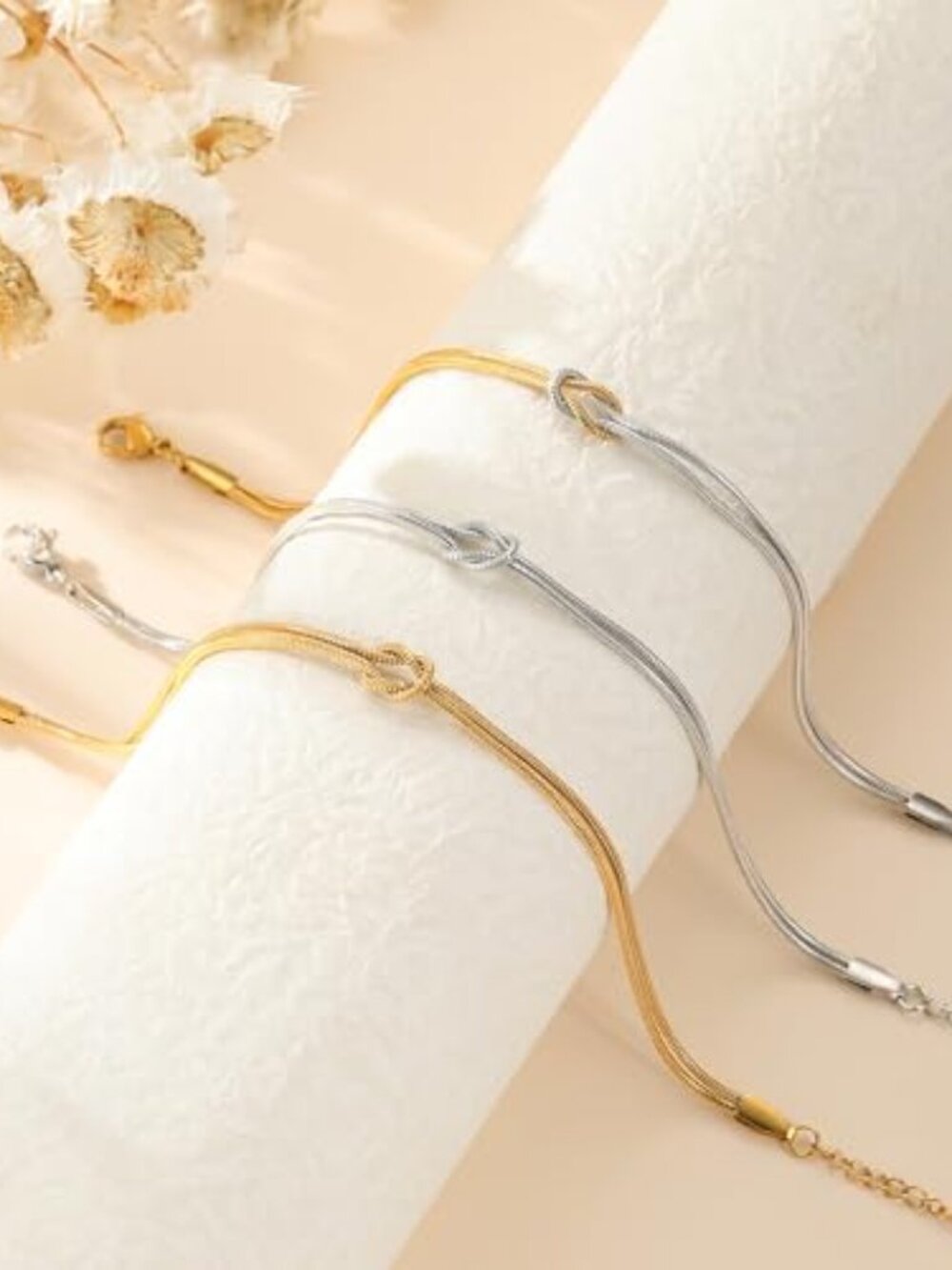 Mothers Day Gifts-Gold Knot Bracelets‎ for Women Trendy
